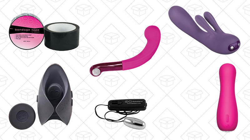 Babeland Bondage Tape, $14 | Pulse, $79-$111 | Comet Wand Vibe, $79 | Babeland Silver Bullet, $12 | Je Joue FiFi, $111 | Jimmyjane Form 4, $116